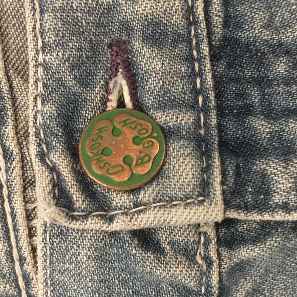 Vintage Osh Kosh B Gosh Carpenter Denim Blue Jeans Women's 29/32 w Measurements - Picture 10 of 15